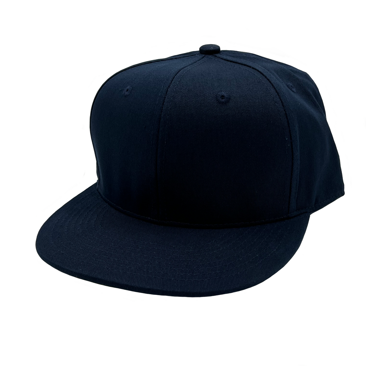 GNV-019 - 6 Panels Round Flat Bill Snapback