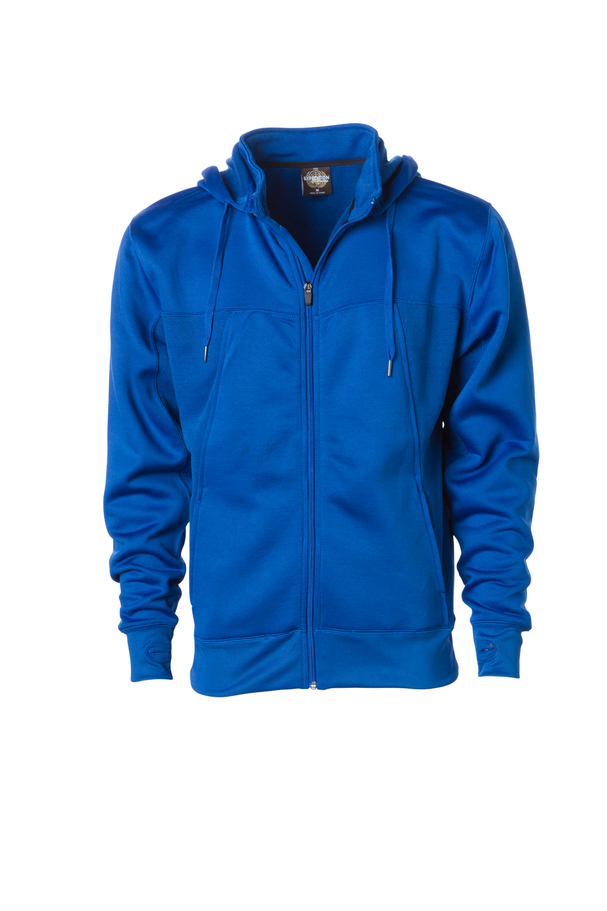 EXP80PTZ  - Poly-Tech Zip Hooded Sweatshirt