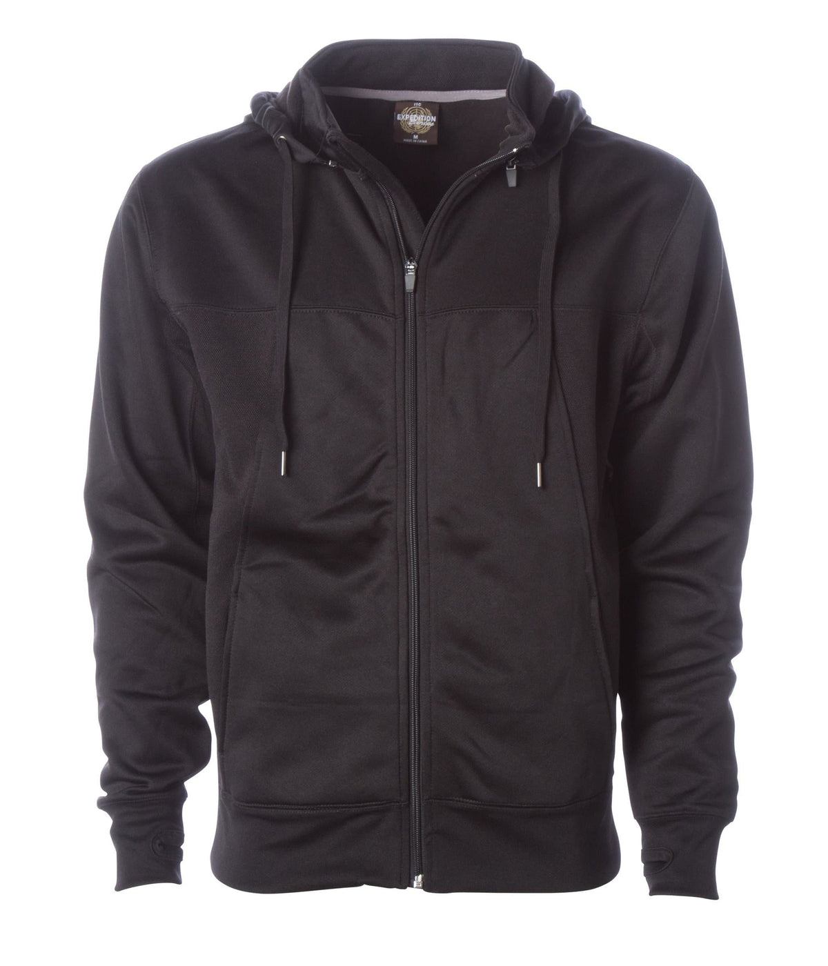 EXP80PTZ  Poly-Tech Zip Hooded Sweatshirt