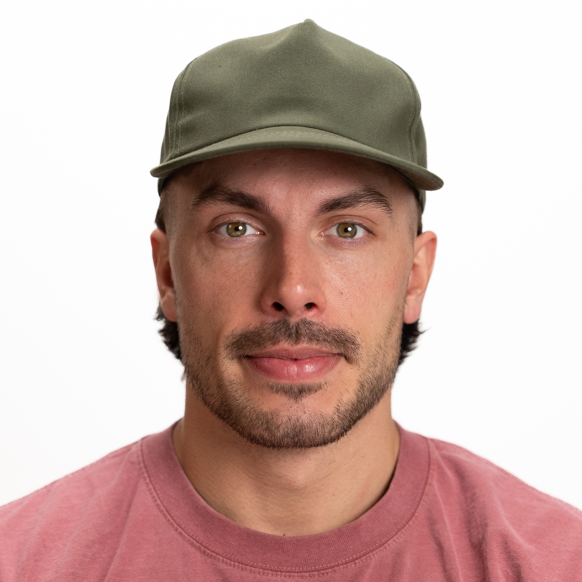 GNV-011 - CVC 5 Panels Unstructured Flat Bill Cap