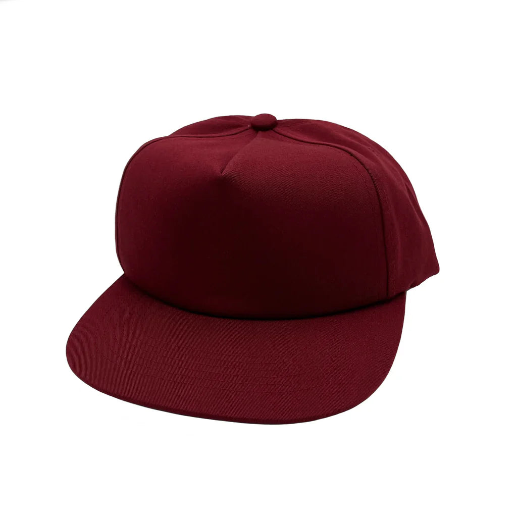 GNV-011 - CVC 5 Panels Unstructured Flat Bill Cap