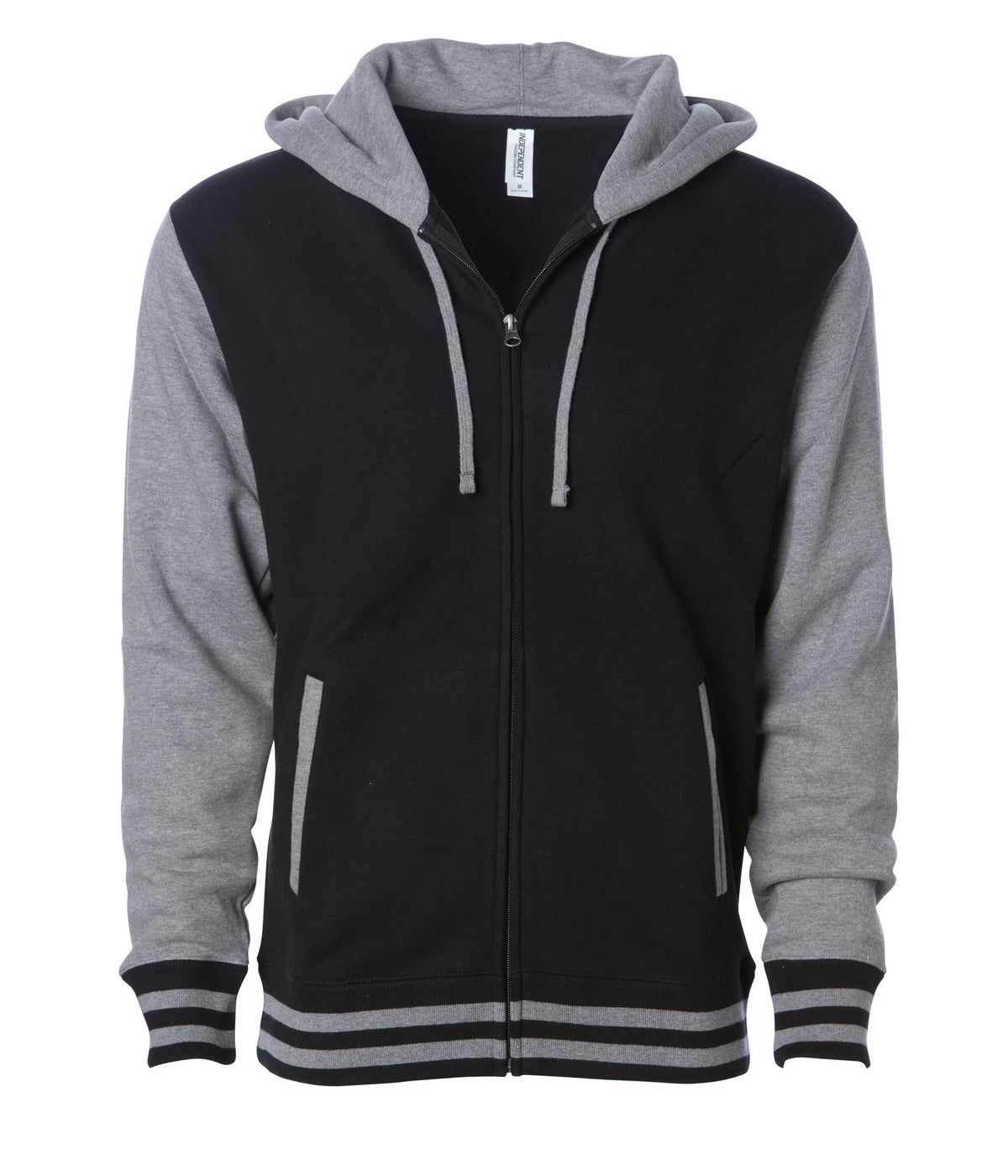 IND45UVZ Unisex Heavyweight Varsity Zip Hood