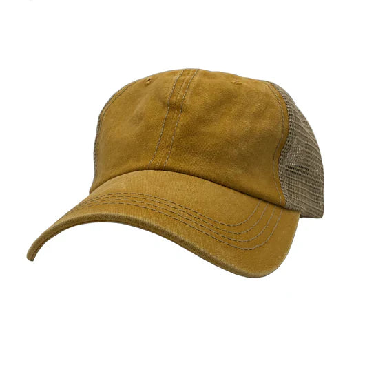 AS-1012 - Pigment Dyed Trucker Mesh Cap