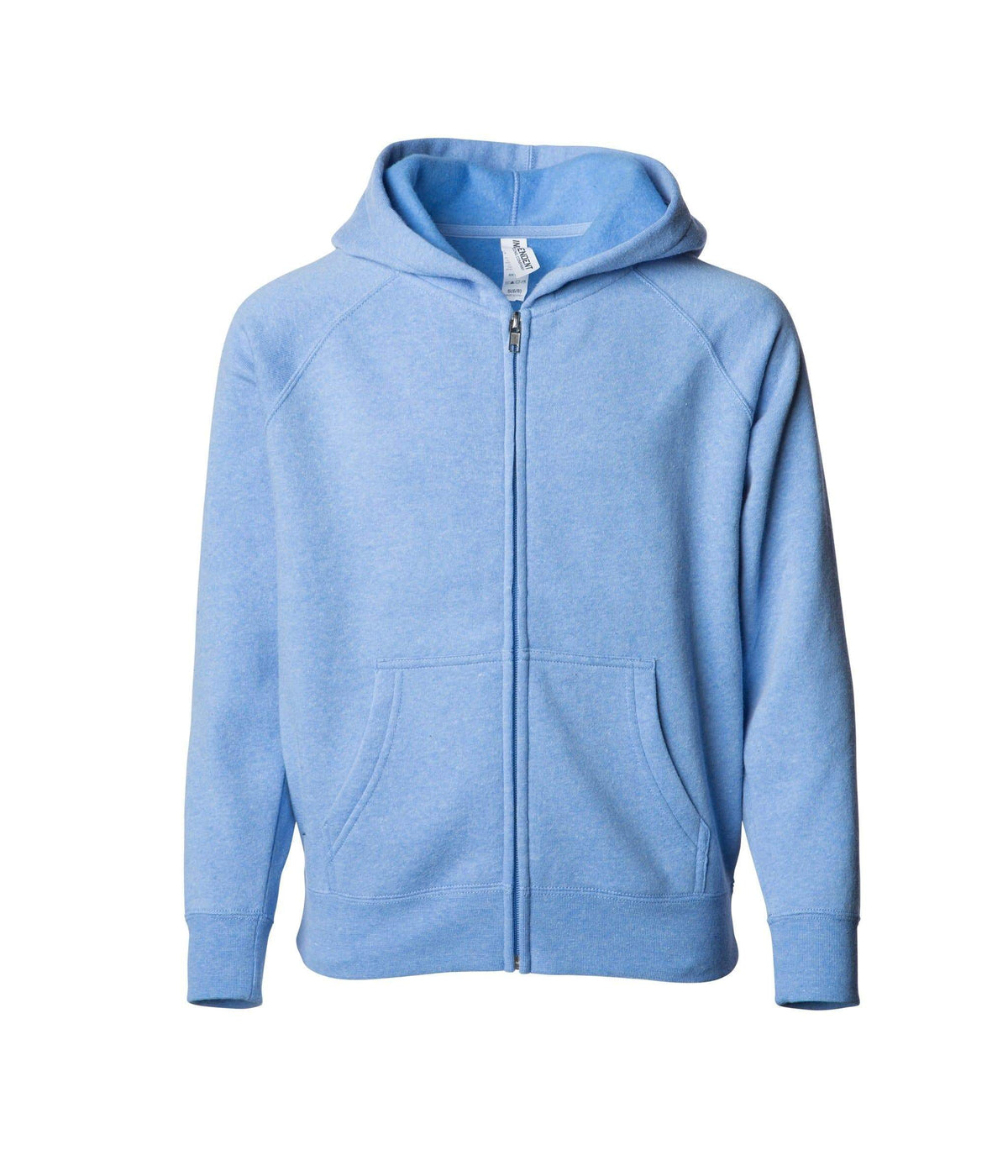 PRM10TSBZ Toddler Lightweight Special Blend Raglan Zip Hood.