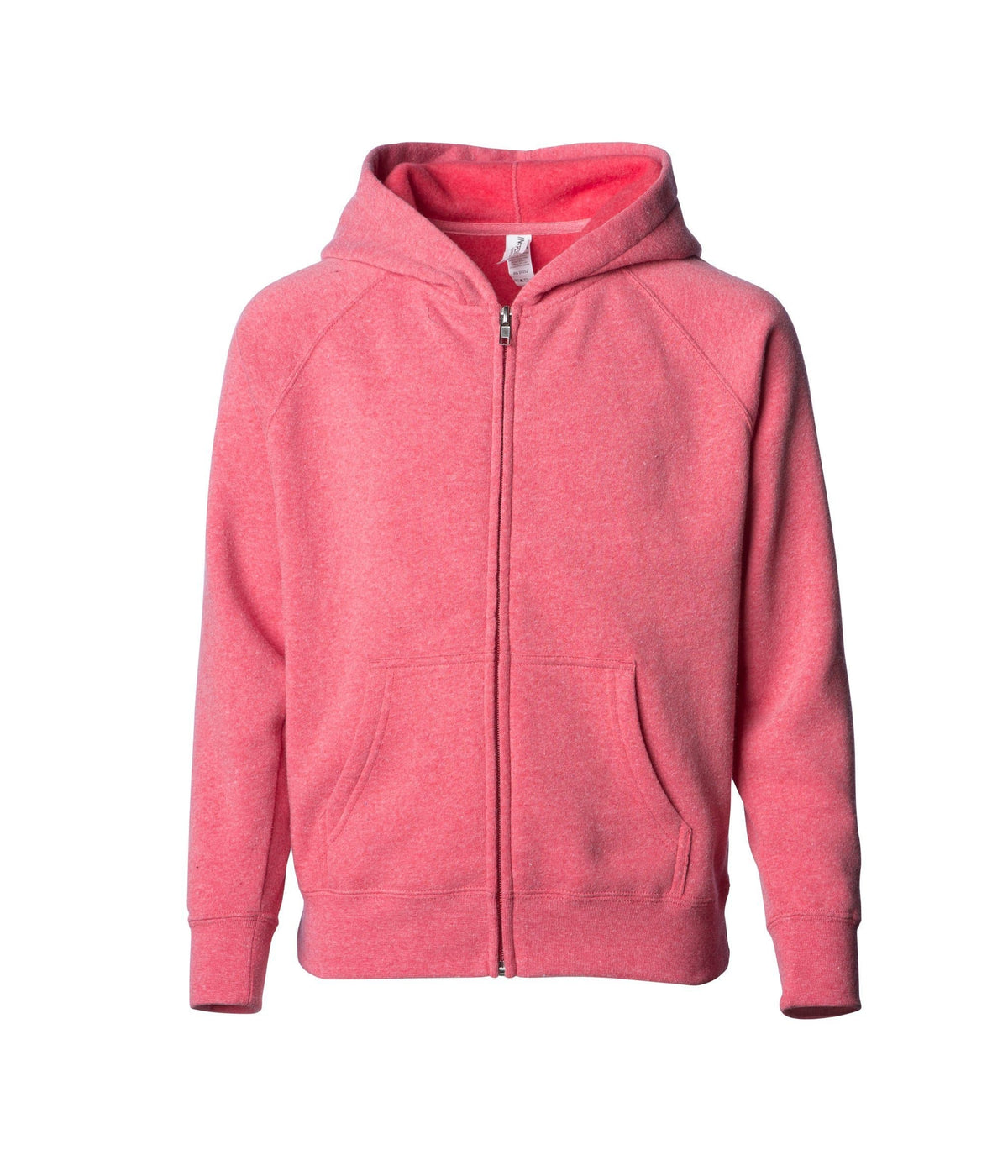 PRM10TSBZ Toddler Lightweight Special Blend Raglan Zip Hood.