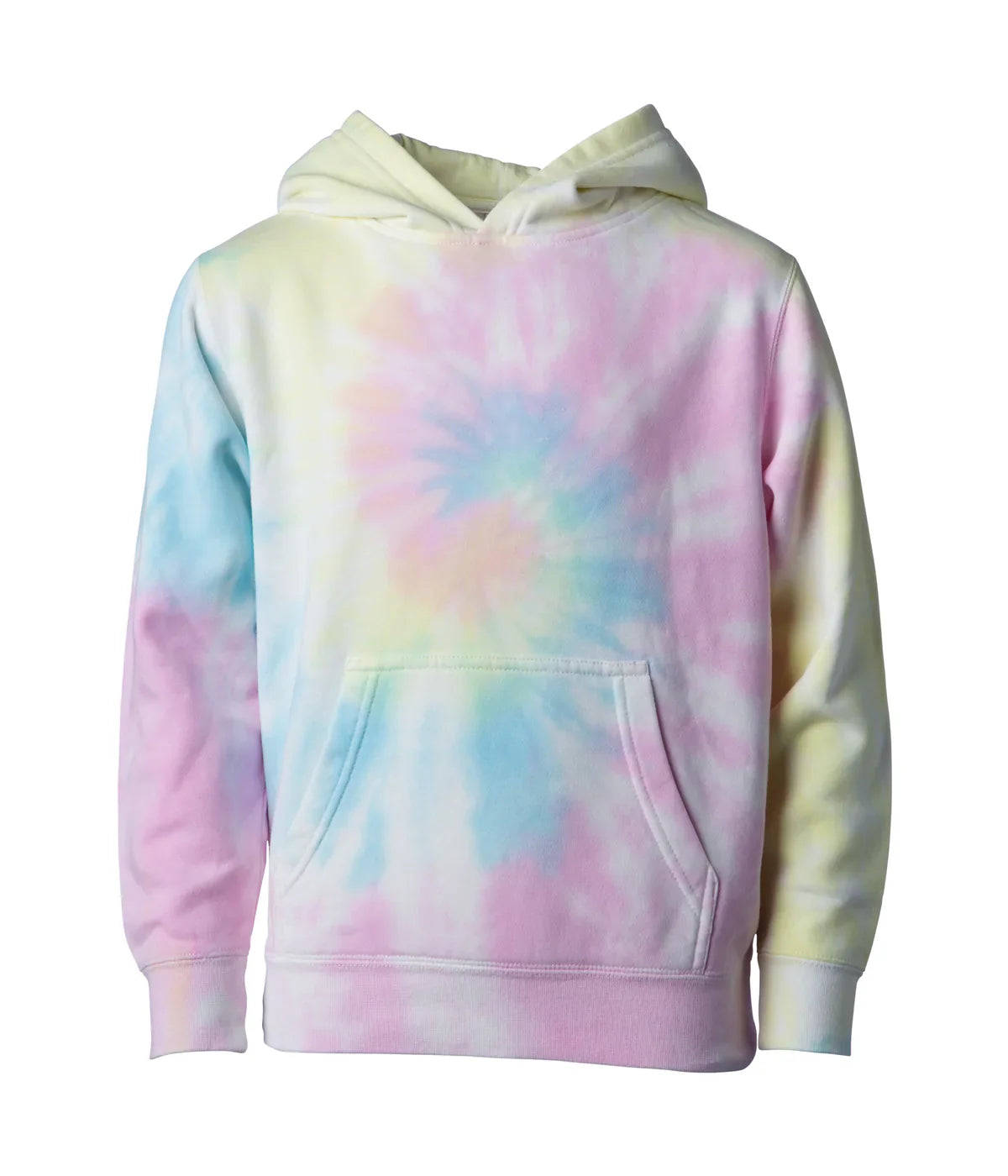 PRM1500TD - Youth Midweight Tie Dye Hooded Pullover