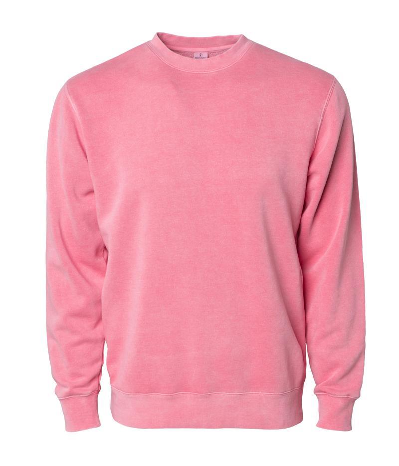 PRM3500 Unisex Midweight Pigment Dyed Crew Neck