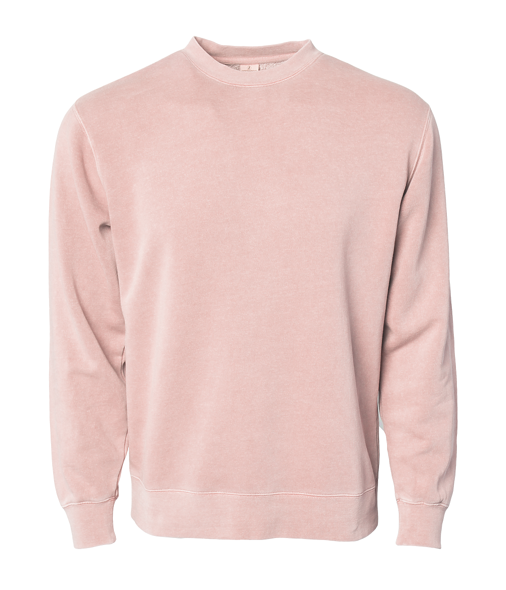 PRM3500 Unisex Midweight Pigment Dyed Crew Neck