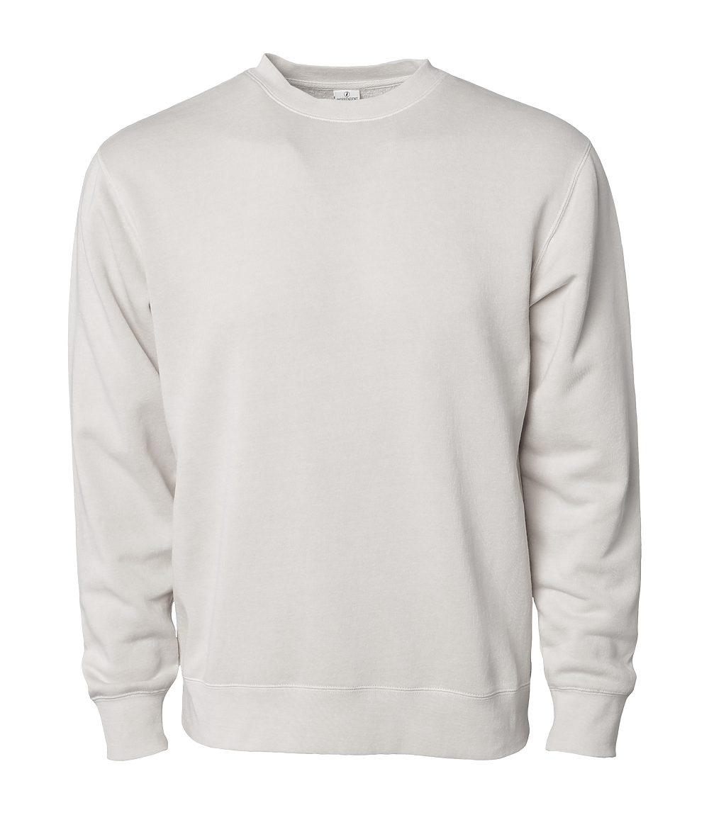 PRM3500 Unisex Midweight Pigment Dyed Crew Neck