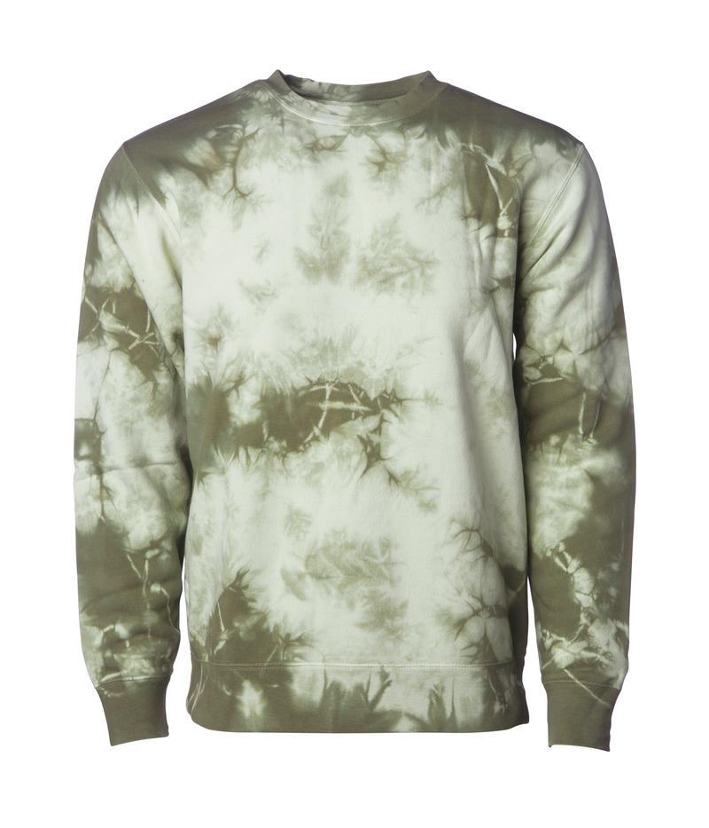 PRM3500TD  UNISEX MIDWEIGHT TIE DYE CREW