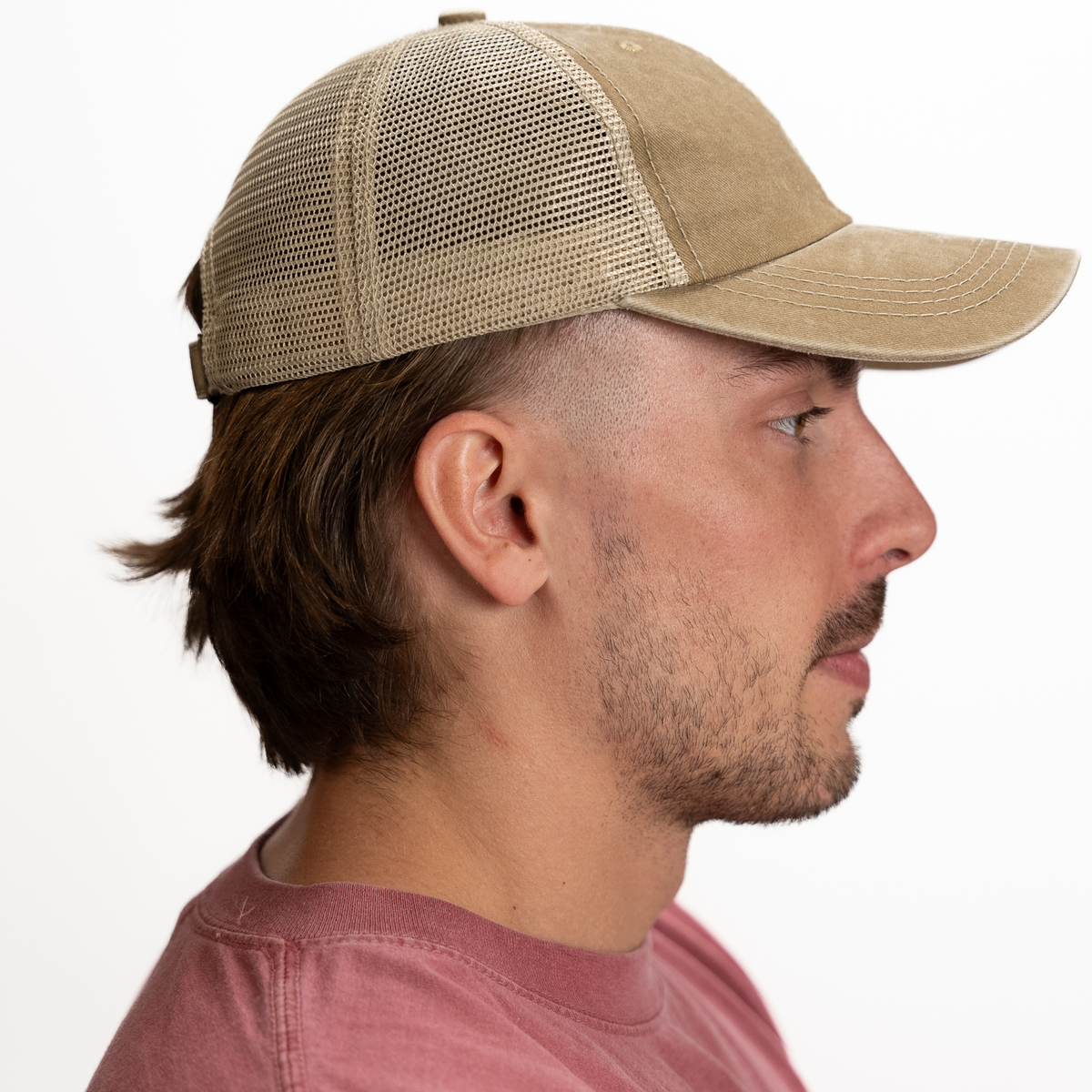 AS-1012 - Pigment Dyed Trucker Mesh Cap