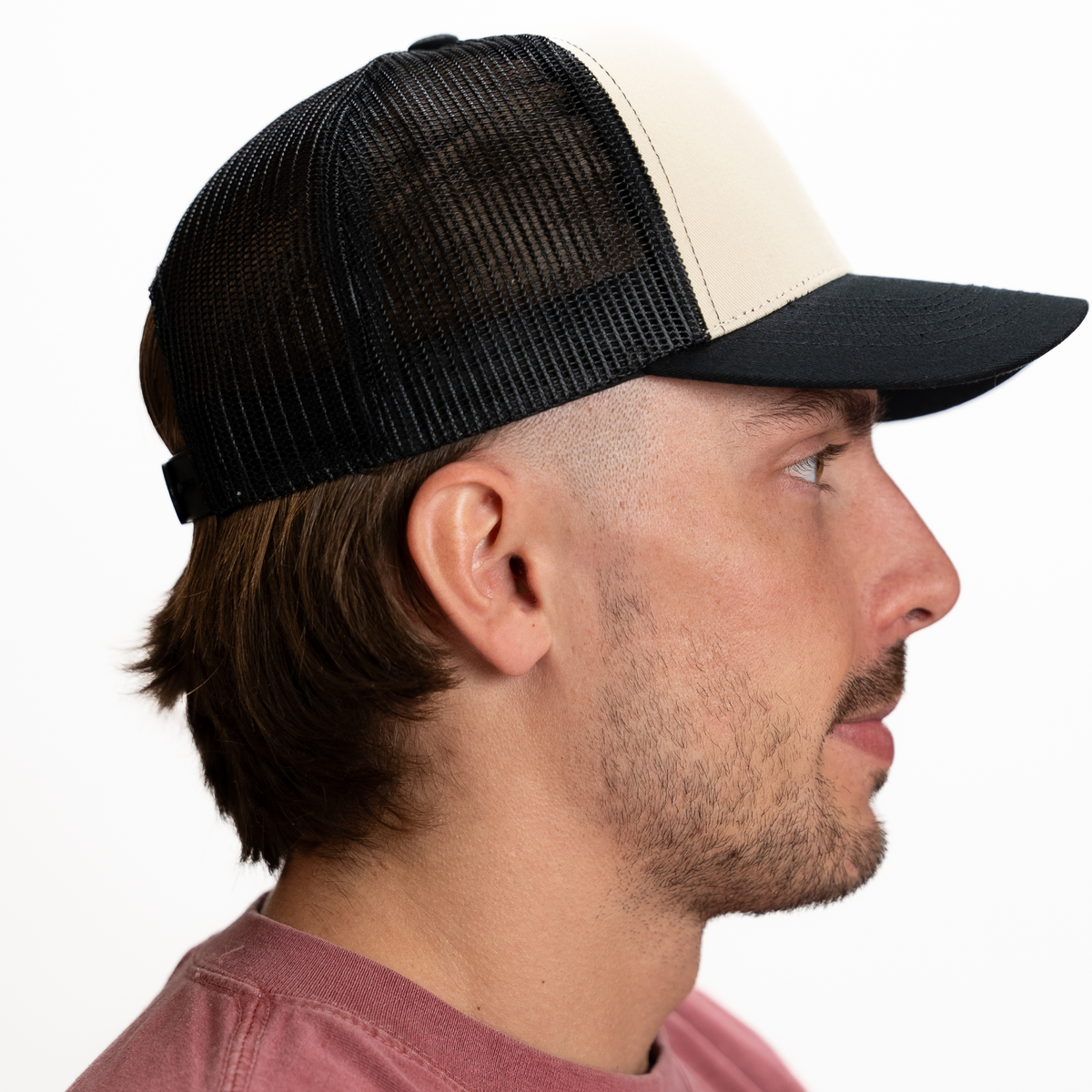 GNV-003M - Premium Pro Style 6 Panels Mesh Trucker Cap