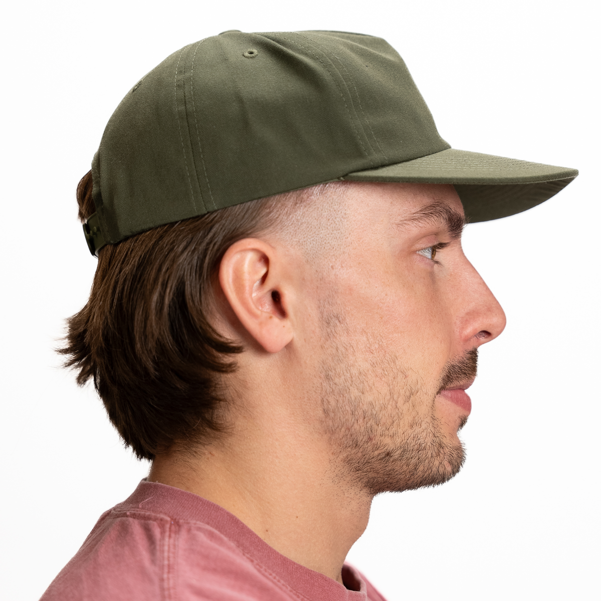 GNV-011 - CVC 5 Panels Unstructured Flat Bill Cap