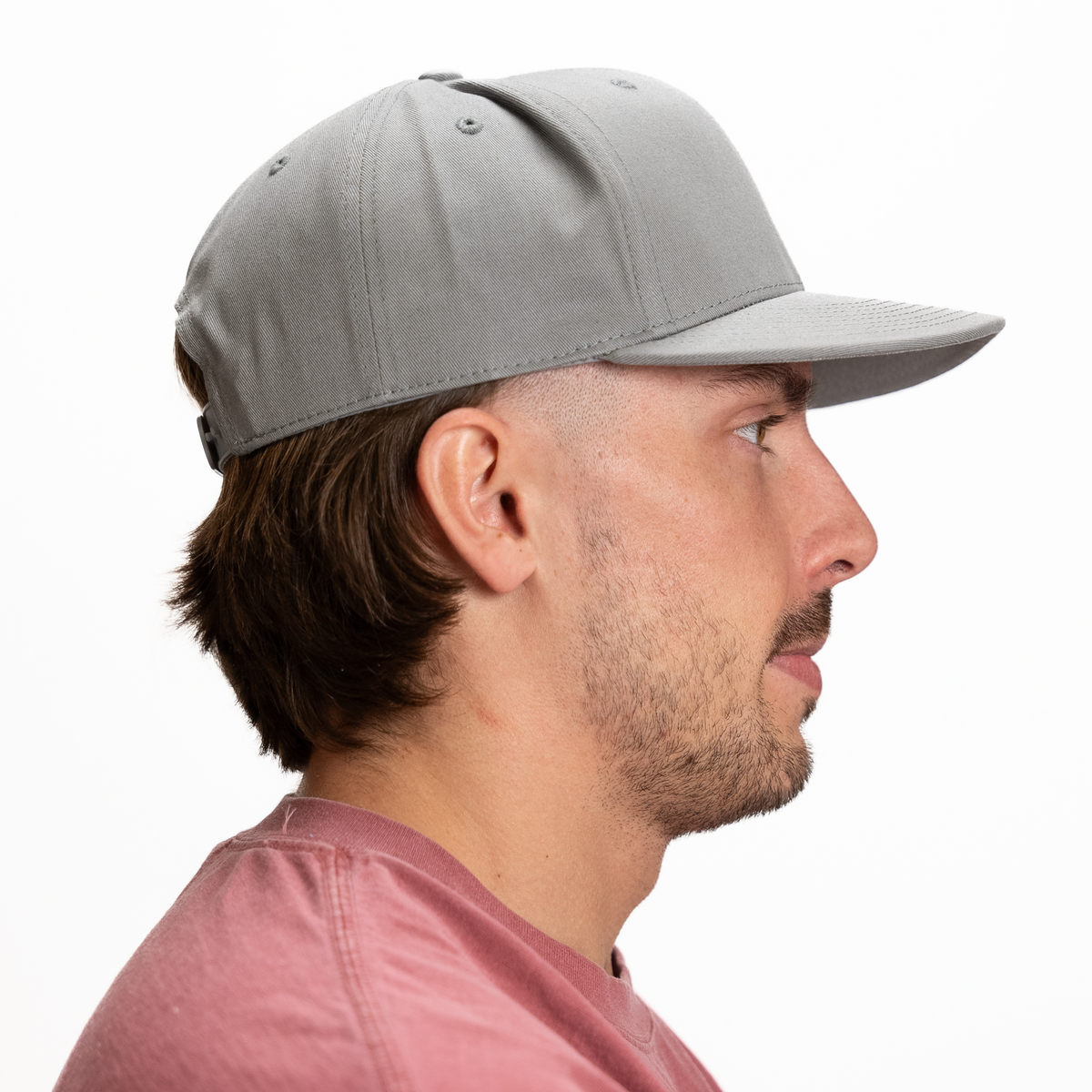 GNV-019 - 6 Panels Round Flat Bill Snapback