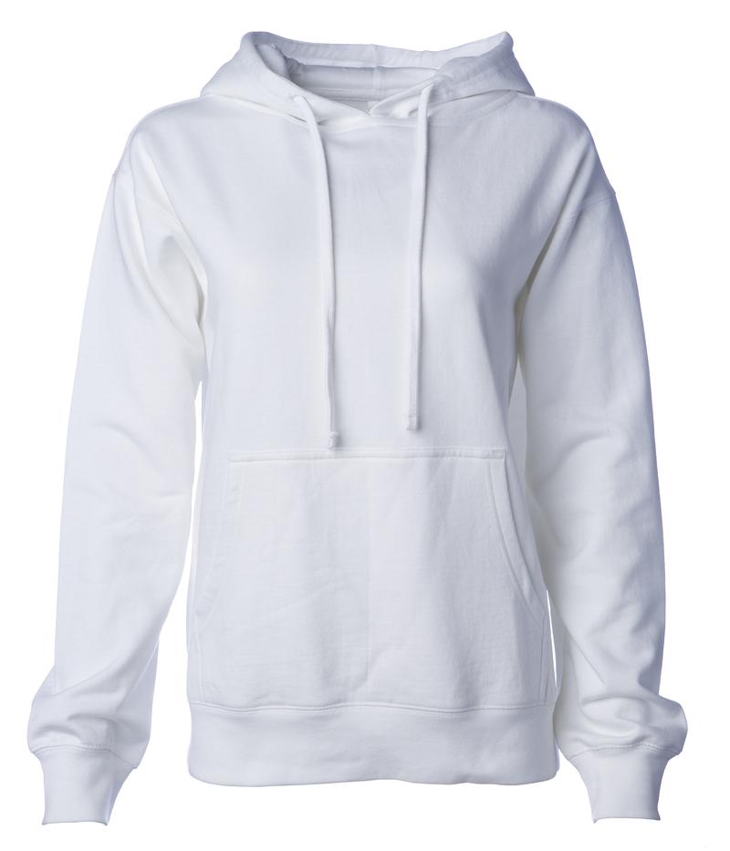 SS008 WOMEN&#39;S MIDWEIGHT HOODED PULLOVER SWEATSHIRT