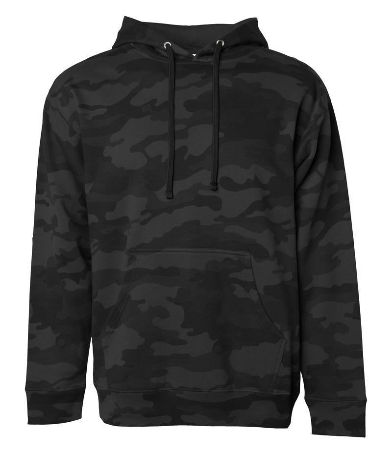 SS4500  Camo  Midweight Hooded Pullover Sweatshirt